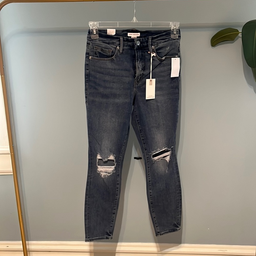 Good American Good Legs Crop